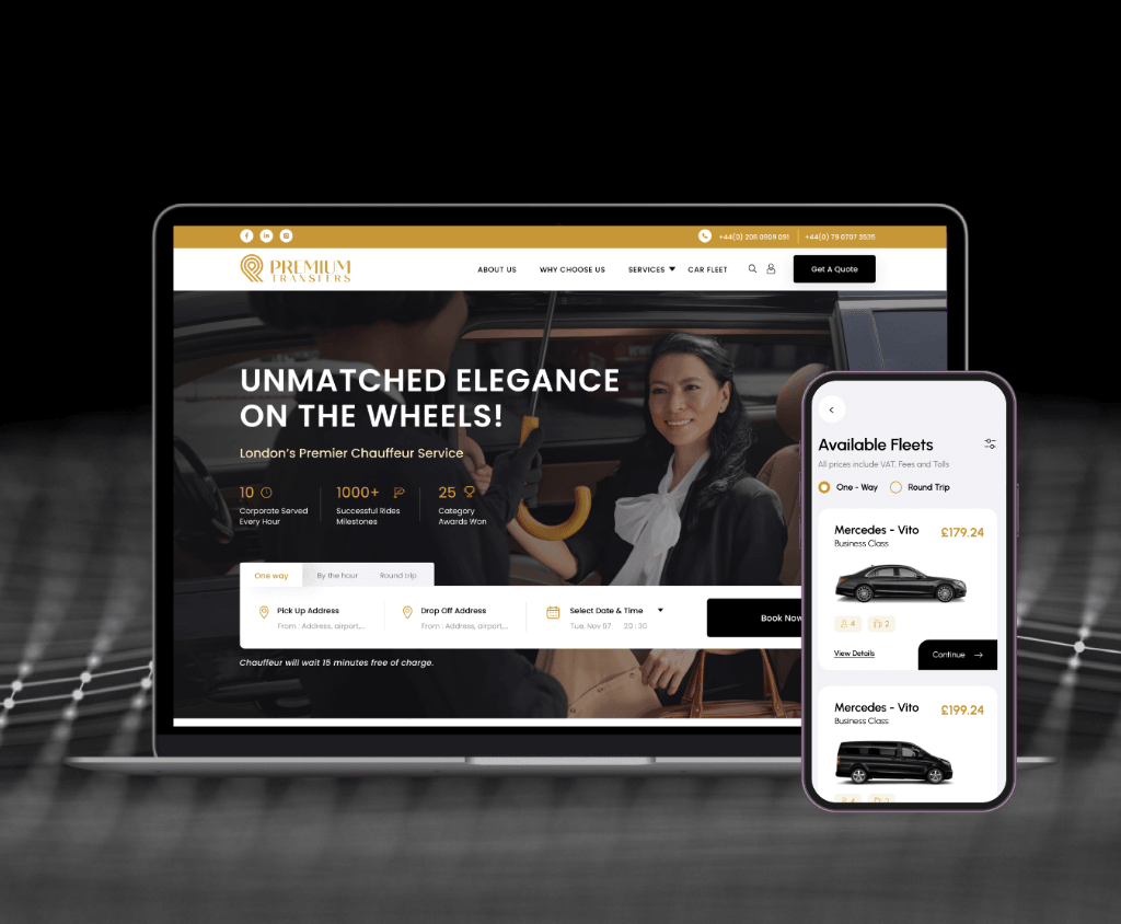 Premium Transfers Luxury Chauffeur Platform