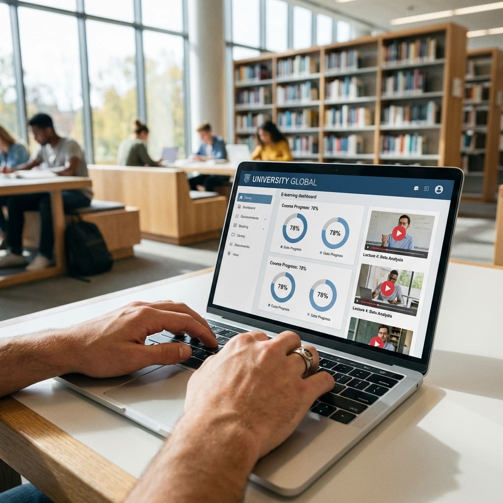 E-Learning & LMS Development illustration