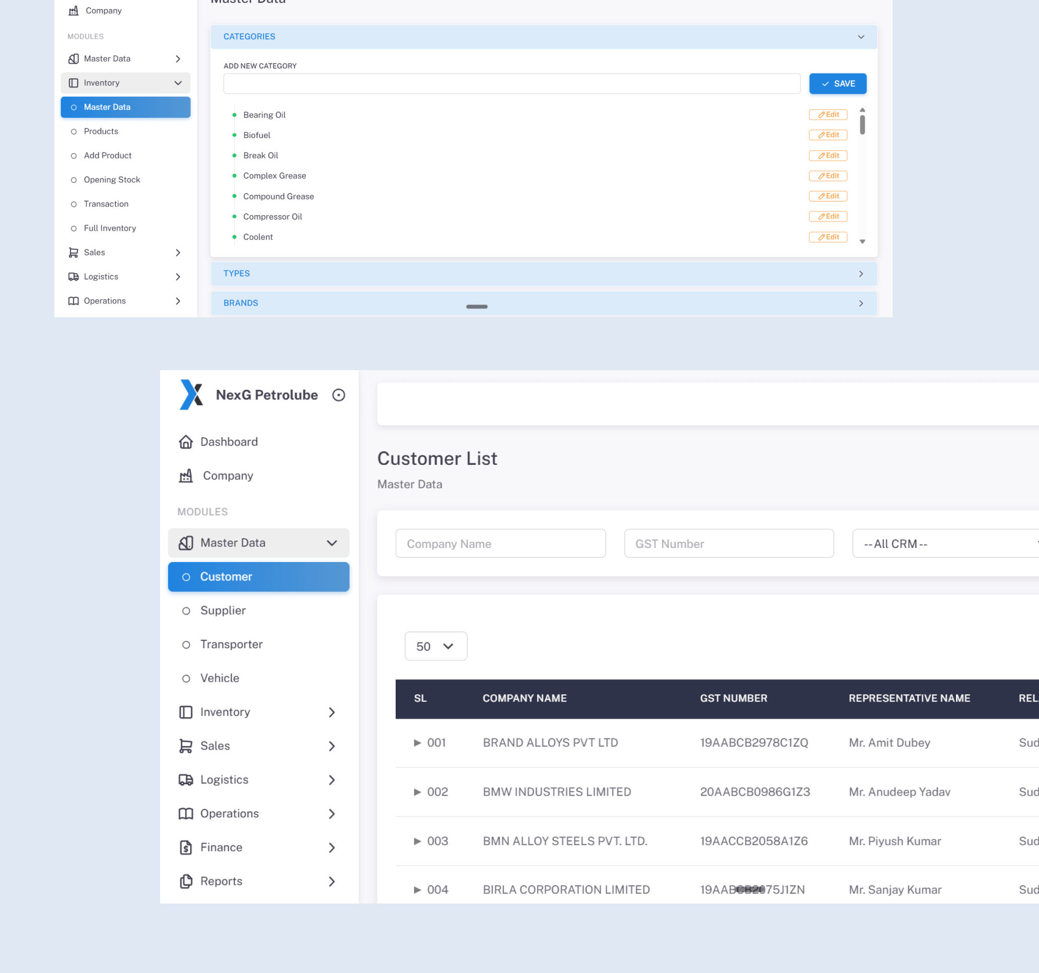 NexG CRM project image 2