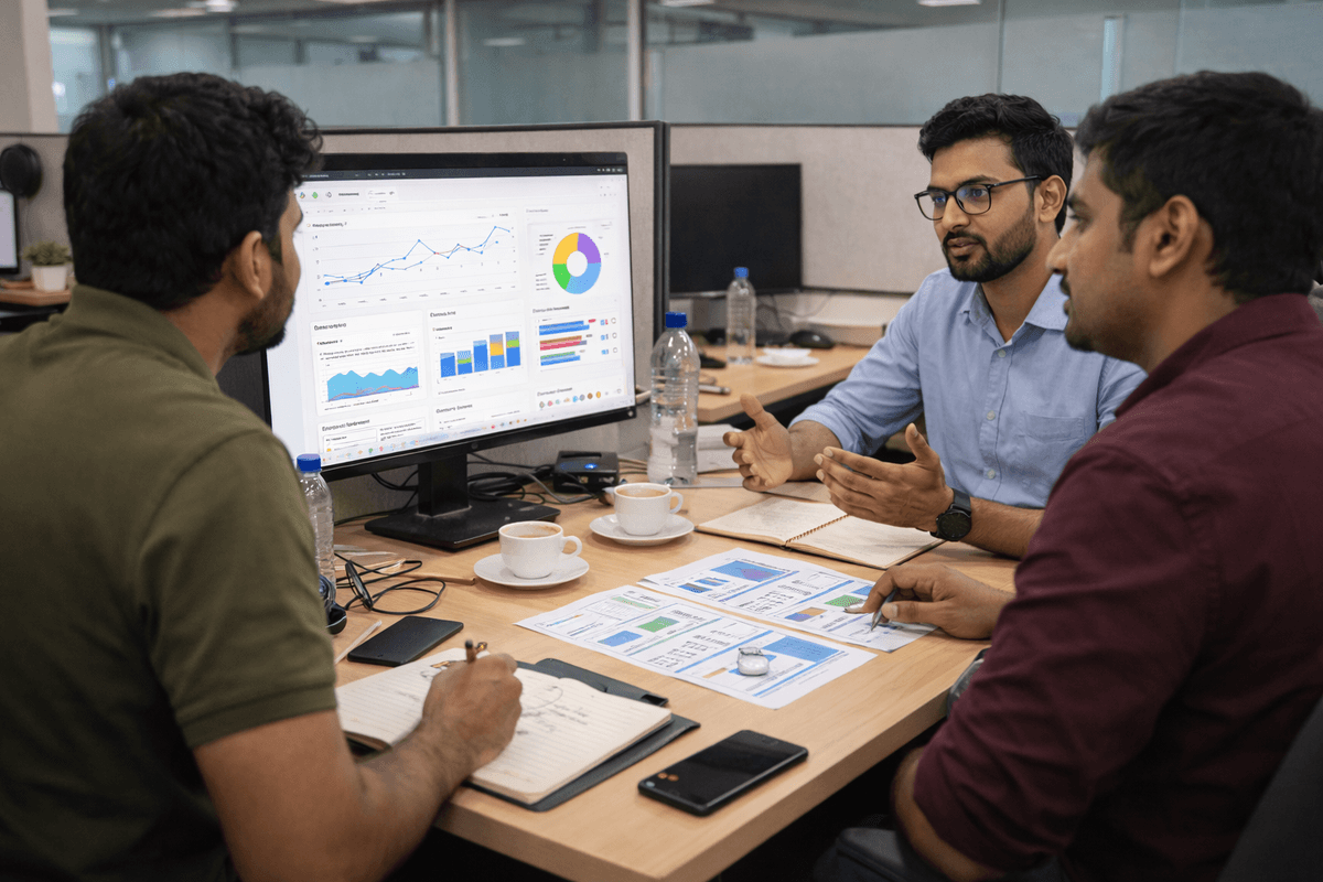 Social Media Content Strategy illustration