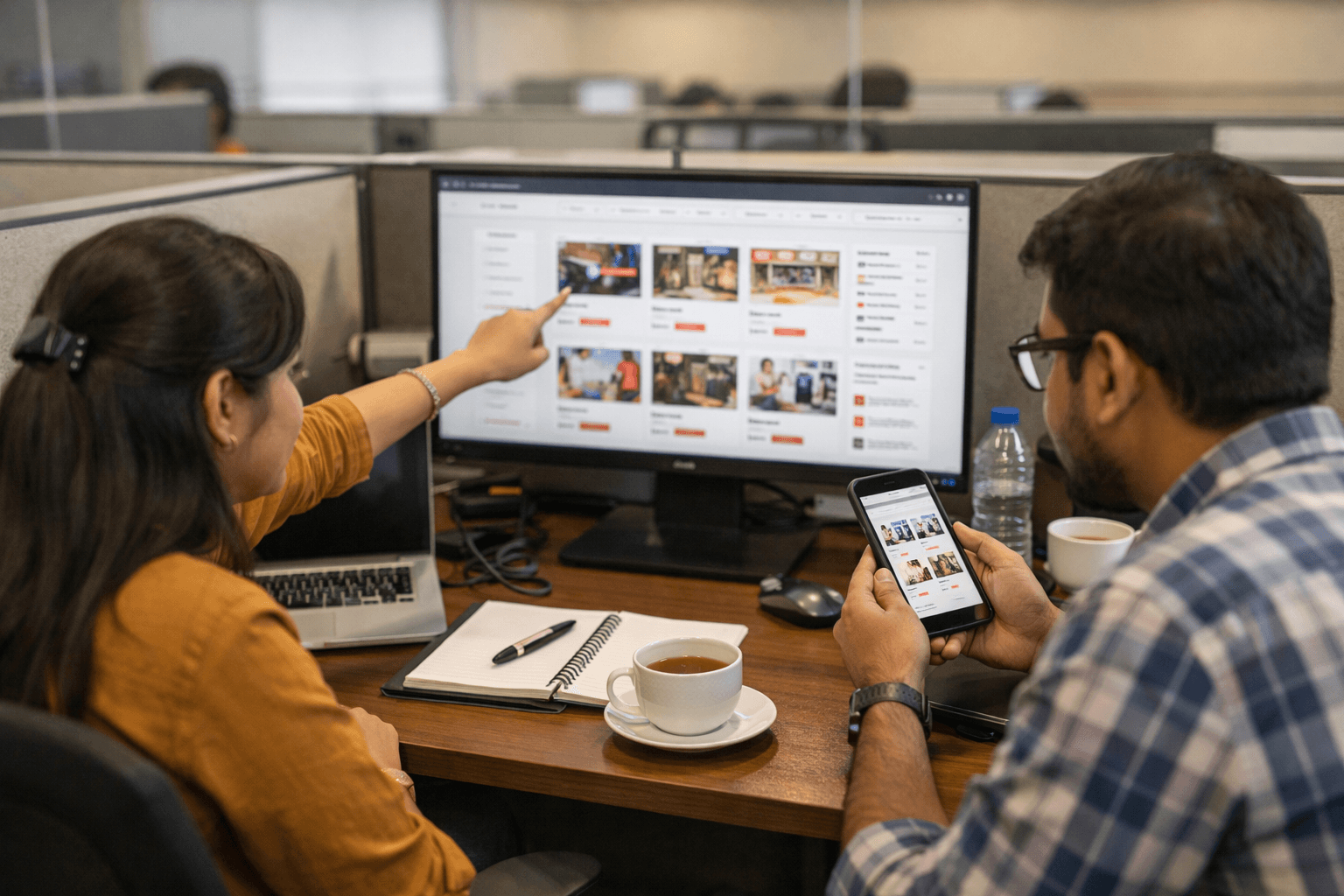 Tailored e-commerce solutions illustration