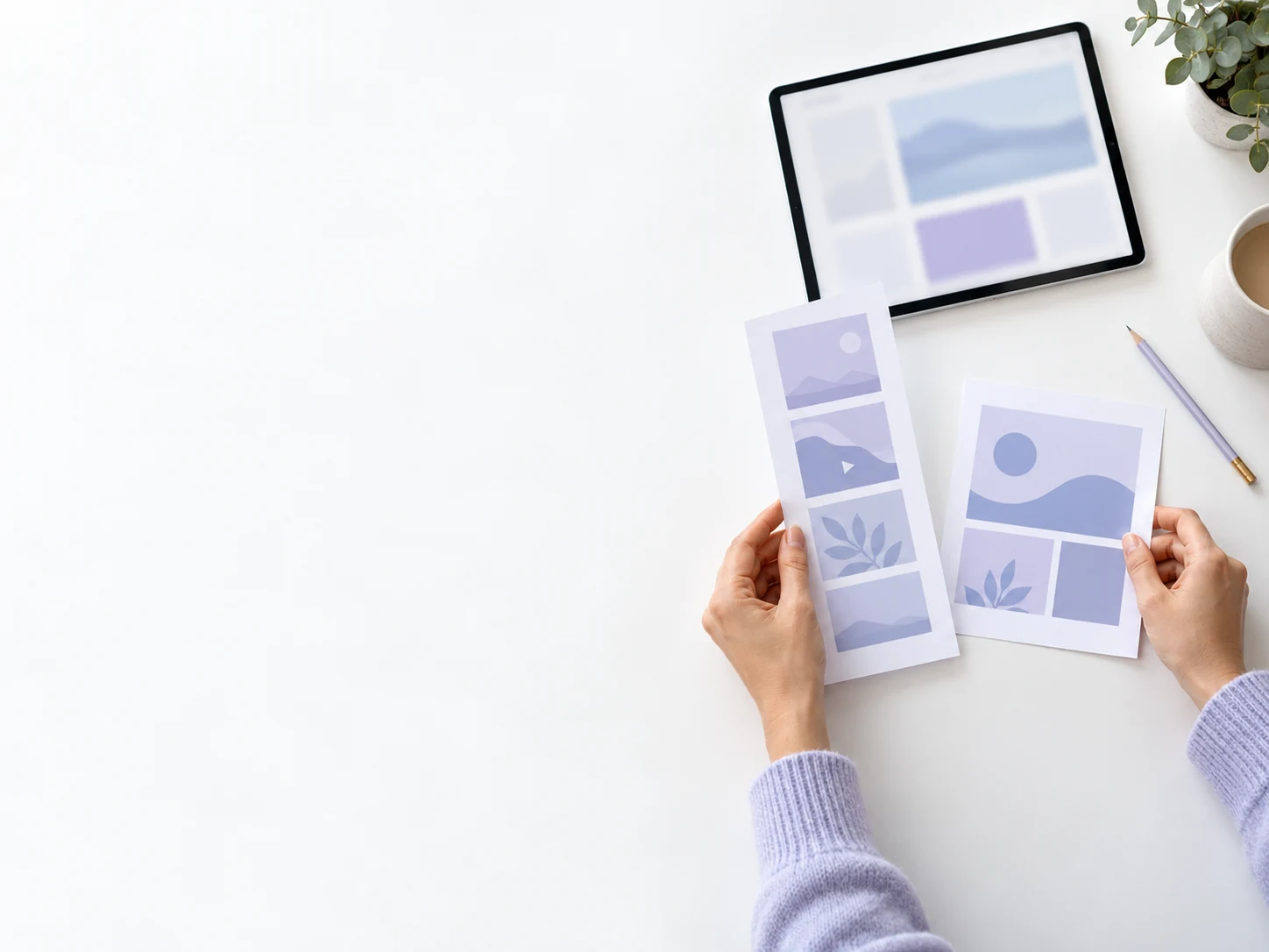 Illustrative marketing workspace supporting Atmadhruti’s report-based performance summary